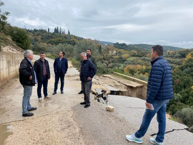 Ξεκίνησαν οι εργασίες αποκατάστασης στην Ε.Ο Αγρινίου – Καρπενησίου