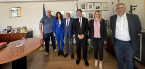 Συνάντηση Βεργίνη με τον Περιφερειακό Δ/ντη Εκπαίδευσης Π. Αγγελόπουλο