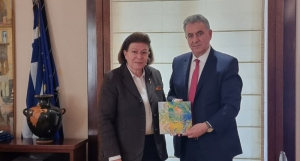 Στη Λευκάδα η Υπουργός Πολιτισμού, Λίνα Μενδώνη