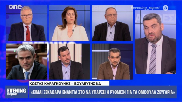 Καραγκούνης: Με ή χωρίς κομματική πειθαρχία, δεν θα ψηφίσω τη ρύθμιση για τα ομόφυλα ζευγάρια (video)