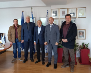 Συνάντηση Τρεπεκλή – Βεργίνη στη Λευκάδα με επίκεντρο έργα, χρηματοδοτήσεις και την ανάπλαση της πόλης