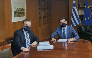 Συνάντηση Καββαδά με την ηγεσία του Υπουργείου Περιβάλλοντος για τους Δασικούς Χάρτες