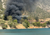 Βοιωτία: Φορτηγό έπεσε σε γκρεμό στα Άσπρα Σπίτια και έπιασε φωτιά, νεκρός ο οδηγός