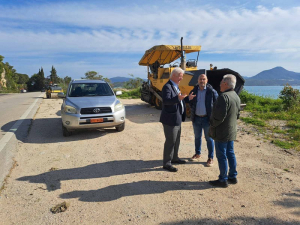Αυτοψία Τρεπεκλή στα υπό εξέλιξη έργα στη Λευκάδα