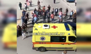 Λαμία: Παράσυρση γυναίκας από αυτοκίνητο στην πλατεία Πάρκου