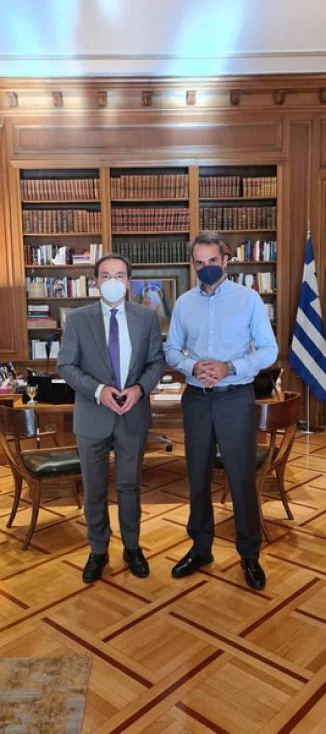 Συνάντηση Πρωθυπουργού και Ιωάννη Μπούγα