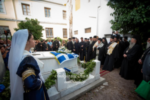 Ο Οικουμενικός Πατριάρχης στον Παντοκράτορα και στον τάφο του Βαλαωρίτη (φωτό)
