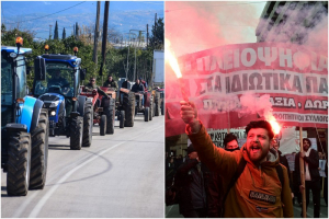 Η δημοκρατία των τρακτέρ και των φοιτητών