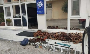 Τέλος στη δράση σπείρας που έκλεβε καλώδια χαλκού από τους ΤΟΕΒ