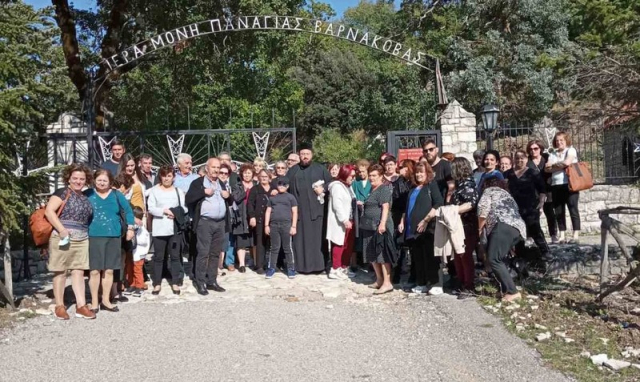 Προσκύνημα Eνορίας Αγίου Δημητρίου Παραβόλας στην Ιερά Μονή Παναγίας Βαρνάκοβας