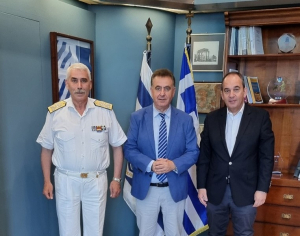 Στη Λευκάδα ο Υπουργός Ναυτιλίας και ο Αρχηγός του Λιμενικού Σώματος για τις ανάγκες του Λιμεναρχείου