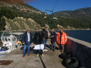 Επισκευές στα λιμάνια Βασιλικής, Καλάμου, Μεγανησίου, Καστού &amp; Λυγιάς μετά τον σεισμό του 2015