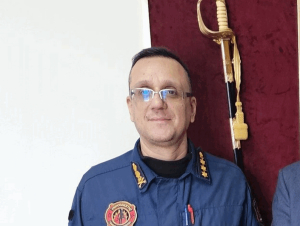 Ο αποχαιρετισμός του απερχόμενου διοικητή της Πυροσβεστικής Λευκάδας, Ι. Λιάπη