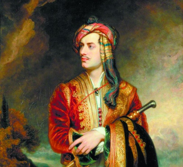 Gorge Gordon Noel Byron, ο μεγάλος φιλέλληνας ποιητής