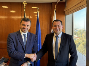 Με τον Υφυπουργό Προστασίας του Πολίτη, Α. Νικολακόπουλο συναντήθηκε ο Θ. Βασιλόπουλος