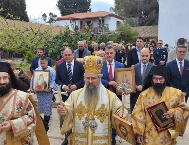 Η Κυριακή της Ορθοδοξίας στην Ιερά Μονή Φανερωμένης Λευκάδος