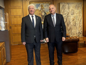 Η χρηματοδότηση μεγάλων εγγειοβελτιωτικών έργων κυριάρχησε στη συνάντηση Τσιάρα - Τρεπεκλή