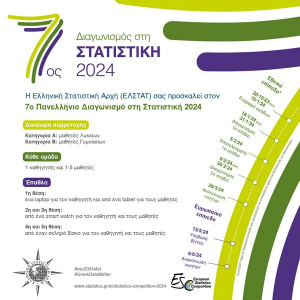 7ος Πανελλήνιος διαγωνισμός στη στατιστική - Έναρξη εγγραφών