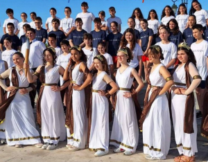 Το Γαλλόφωνο τμήμα του 3ου δημοτικού Άμμου μεταφέρει τη δική του Ολυμπιακή Φλόγα από τη Ζάκυνθο στο Παρίσι