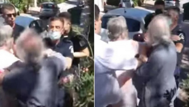 Συμπλοκή ιερέα με αστυνομικούς στην Ηλιούπολη – «Μην τον χτυπάτε»