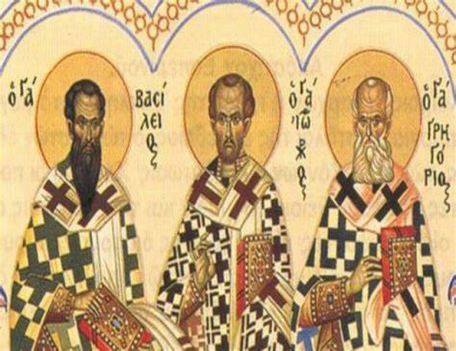 Οι Τρεις Ιεράρχες για το πλήρωμα της Εκκλησίας