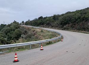 Συνεχίζονται οι παρεμβάσεις οδικής ασφάλειας στο επαρχιακό δίκτυο της Λευκάδας