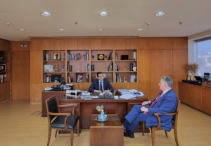 Συνάντηση Καββαδά με τον Υπουργό Περιβάλλοντος Κώστα Σκρέκα