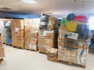 Ολοκληρώθηκε η διαδικασία συγκέντρωσης ανθρωπιστικής βοήθειας σε Τουρκία και Συρία από την ΠΔΕ