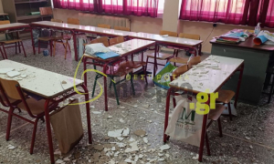 Νέα πτώση σοβάδων στο 2ο Δημοτικό Σχολείο Ηγουμενίτσας
