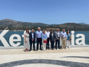 Την Κεφαλονιά επισκέφθηκε η Όλγα Κεφαλογιάννη στο πλαίσιο της περιοδείας της στο Ιόνιο