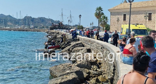 Ζάκυνθος: Νεκρή εντοπίστηκε γυναίκα στη θάλασσα πίσω από τον Κόκκινο Βράχο
