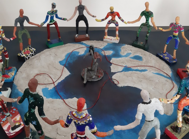 Εικαστική Έκθεση : «Διάλογοι στο εικαστικό παιχνίδι» στο Κτίριο Χρυσόγελου της Π.Δ.Ε