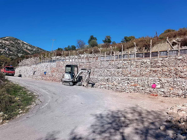 Σε πλήρη εξέλιξη το έργο 750.000 ευρώ στον άξονα Σύβρος – Αγ. Ηλίας – Αγ. Δονάτος – Καρυά