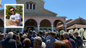 Θλίψη και οδύνη στην κηδεία του 30χρονου Στέφανου (video)