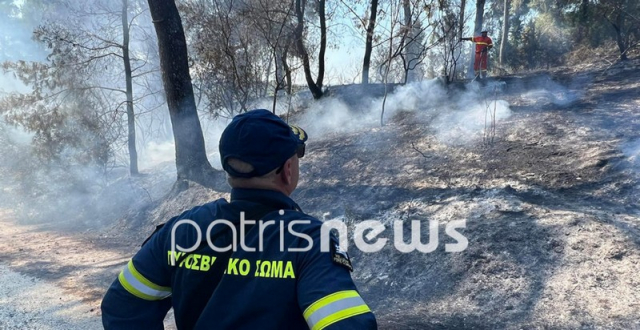 Αρχαία Ολυμπία: Σε εξέλιξη μεγάλη πυρκαγιά στην Ηράκλεια