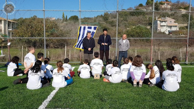 Λευκάδα: Παραδόθηκε προς χρήση το ανακατασκευασμένο γήπεδο των Σφακιωτών