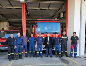 Επισκέψεις του Θανάση Καββαδά, σε Λιμεναρχείο, Αστυνομική Διεύθυνση &amp; Πυροσβεστική