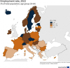 Eurostat: Στον «πάτο» της Ευρώπης η Ελλάδα στα ποσοστά απασχόλησης εργατικού δυναμικού