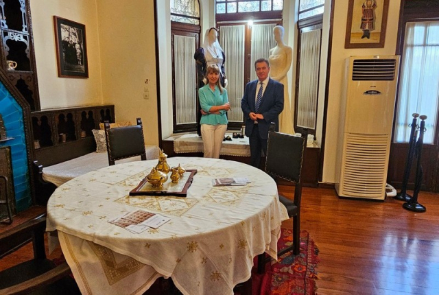 Έκθεση του δήμου Αθηναίων &amp; του Πνευματικού Κέντρου Λευκάδας, επισκέφθηκε ο Θαν. Καββαδάς