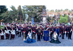 Μεγαλοπρεπής η παρουσία της ΦΕΛ στις Γιορτές Εξόδου στο Μεσολόγγι