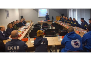 Ο Αντ. Δουβίτσας στη σύσκεψη για το επιχειρησιακό σχέδιο δράσης ενόψει χειμερινής περιόδου