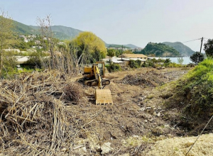 Σε εξέλιξη το αντιπλημμυρικό έργο διαμόρφωσης του ρέματος Τούση στην Πάργα
