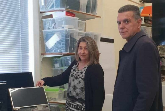 Επίσκεψη του Σ. Σκιαδαρέση στις εγκαταστάσεις του ΕΠΑΛ