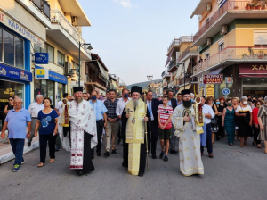 Η λιτανεία του Αγίου Παντελεήμονος στην Βόνιτσα Αιτωλοακαρνανίας
