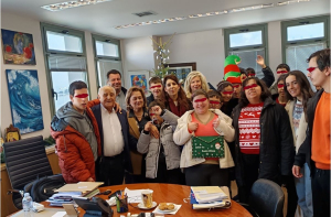 Έψαλαν τα κάλαντα στον Δήμαρχο Λευκάδας μαθητές του Ειδικού Σχολείου Λευκάδας