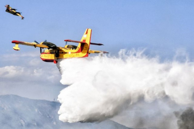 Οριοθετήθηκε η φωτιά στα Σεριζιανά της Λάκκας Σουλίου