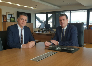 Με τον υπουργό Μετανάστευσης και Ασύλου Δ. Καιρίδη, συναντήθηκε ο Σωτ. Σκιαδαρέσης