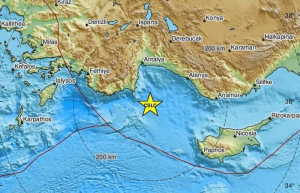 Σεισμός 4,8 Ρίχτερ ανοιχτά του Καστελλόριζου