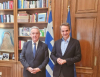 Με τον Κυριάκο Μητσοτάκη, συναντήθηκε στο Μέγαρο Μαξίμου ο Θανάσης Καββαδάς