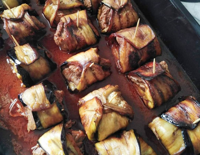 Γαστρονομία &amp; απολαύσεις: Ρολάκια μελιτζάνας με μοσχάρι